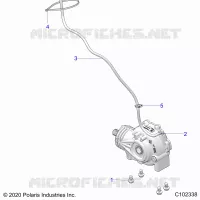 TRASMISSIONE, GEARCASE MOUNTING, FRONT
