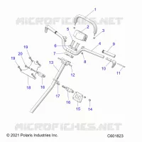 STEERING, HANDLEBAR, STERZO POST