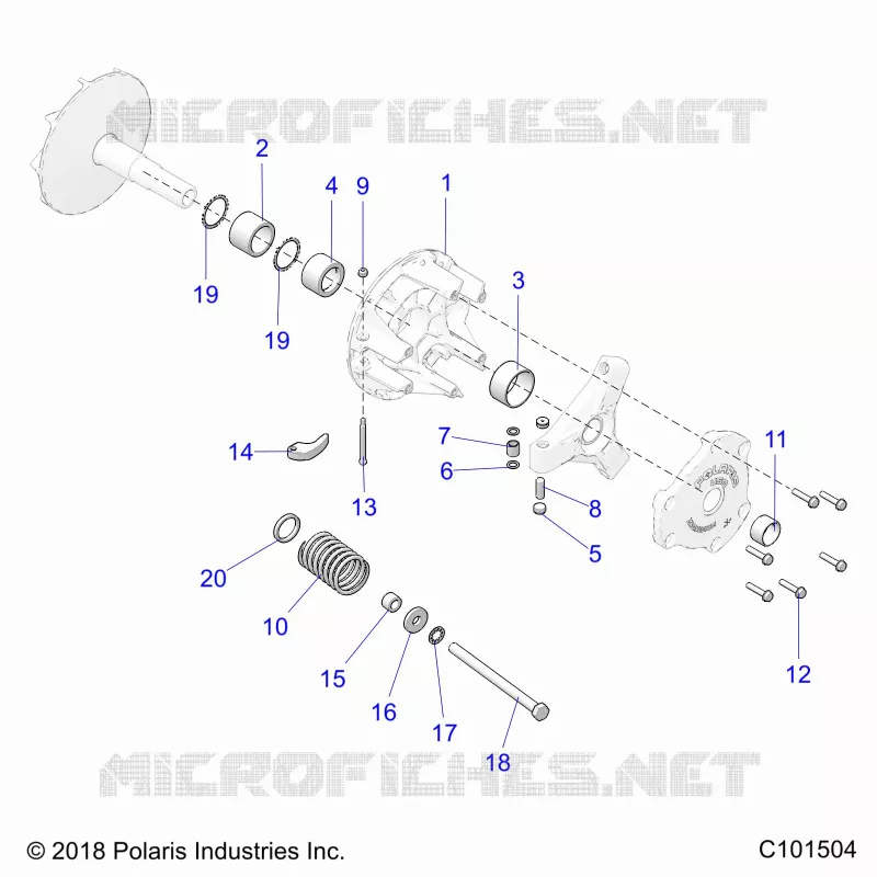 TRASMISSIONE, PRIMARY CLUTCH