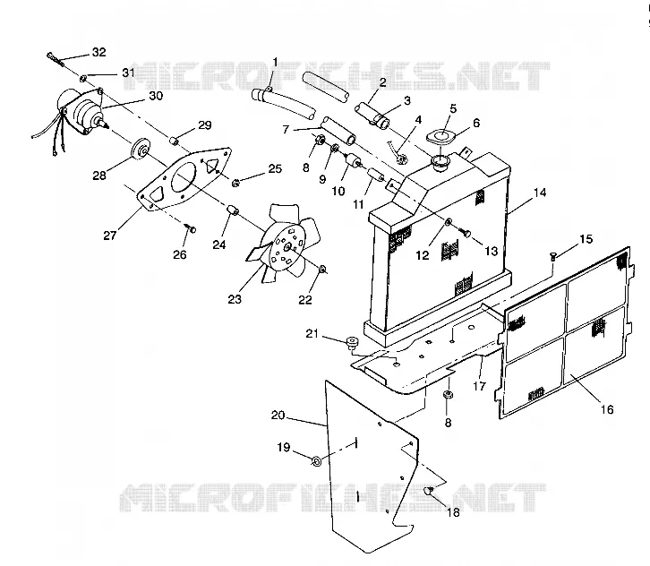 SISTEMA DI RAFFREDDAMENTO 4X4 350L W938139 (4924052405005A)