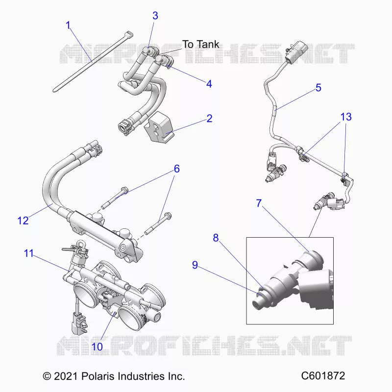 SISTEMA DI ALIMENTAZIONE CARBURANTE, RAIL, LINES AND THROTTLE BODY