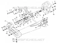 SCATOLA DEGLI INGRANAGGI/FRENO and copertura della catena MOUNTING SWEDISH 4x4 400L S948140 (4926912691C004)