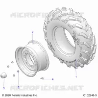 RUOTAS, FRONT TIRE