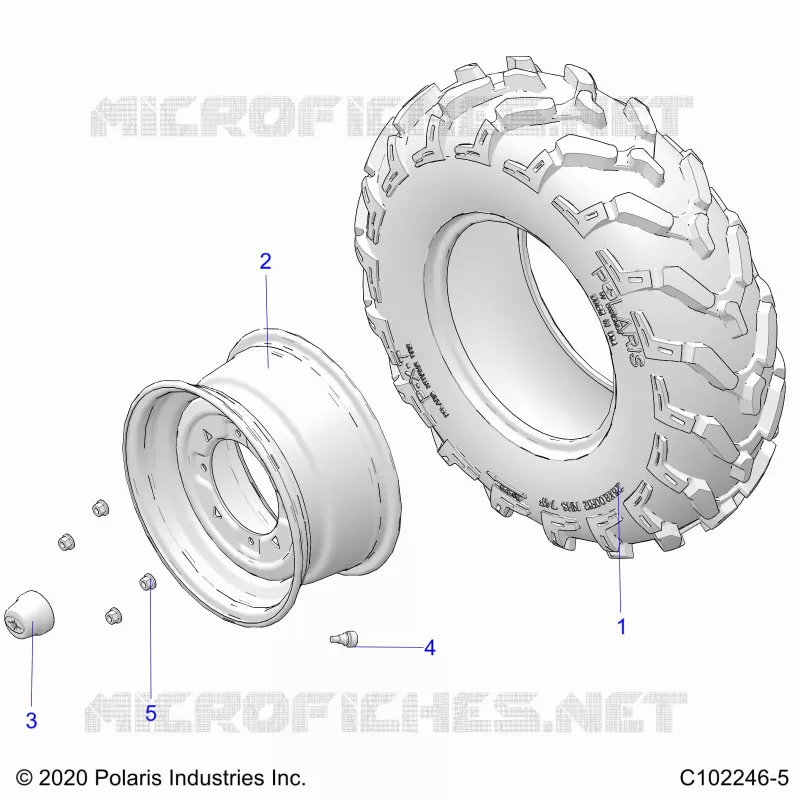 RUOTAS, FRONT TIRE