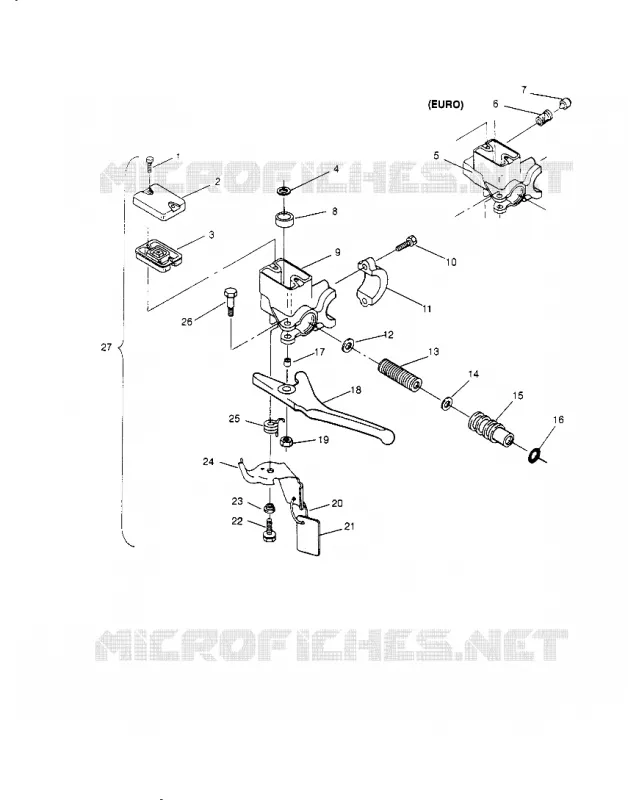 POMPA DI MONTAGGIO SPORT 0950443, SPORT TOURING 0950243  and EUROPEAN (4928822882B003)