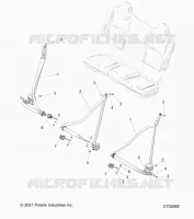 SEDE BELT MOUNTING, REAR