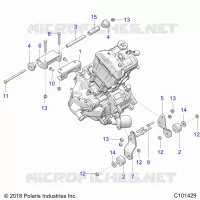 MOTORE, MOUNTING &amp; LONG BLOCK