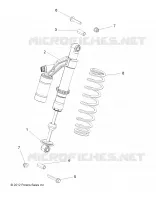 SUSPENSION, AMMORTIZZATORE POSTERIORE, MOUNTING