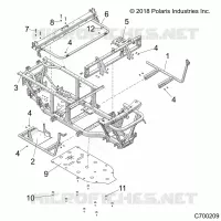 CHASSIS, TELAIO AND FRONT BUMPER