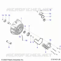 ENGINE, SISTEMA DI RAFFREDDAMENTO AND WATER PUMP