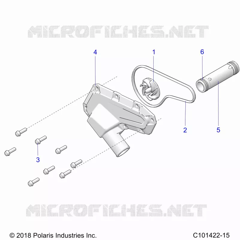 MOTORE, WATERPUMP IMPELLER AND COVER