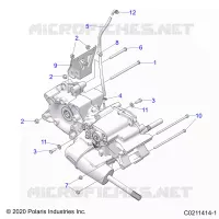 TRASMISSIONE, MAIN GEARCASE MOUNTING