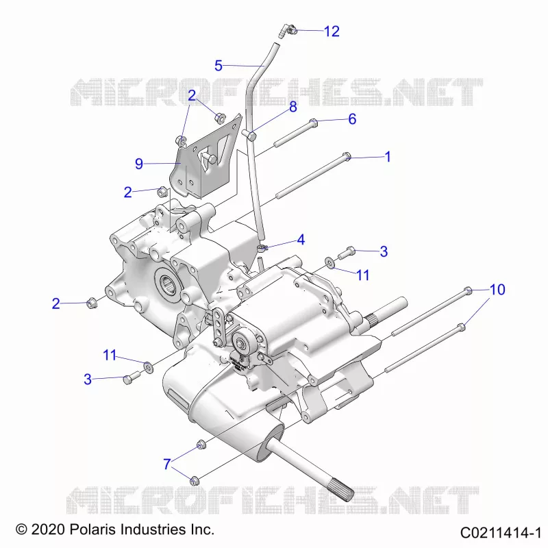 TRASMISSIONE, MAIN GEARCASE MOUNTING