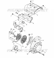 VENTILATORE HOUSING   RINCULO LITE 0983433 and LITE DELUXE 0983431 (4941864186C006)