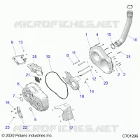 TRASMISSIONE, CLUTCH COVER AND DUCTING