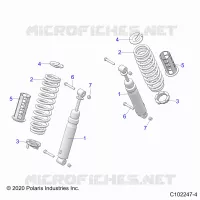 SOSPENSIONEDLE SHOCKS AND MOUNTING