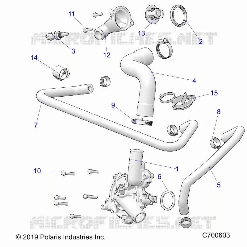MOTORE, WATERPUMP AND BYPASS