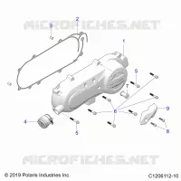 TRASMISSIONE, CLUTCH COVER AND DUCTING