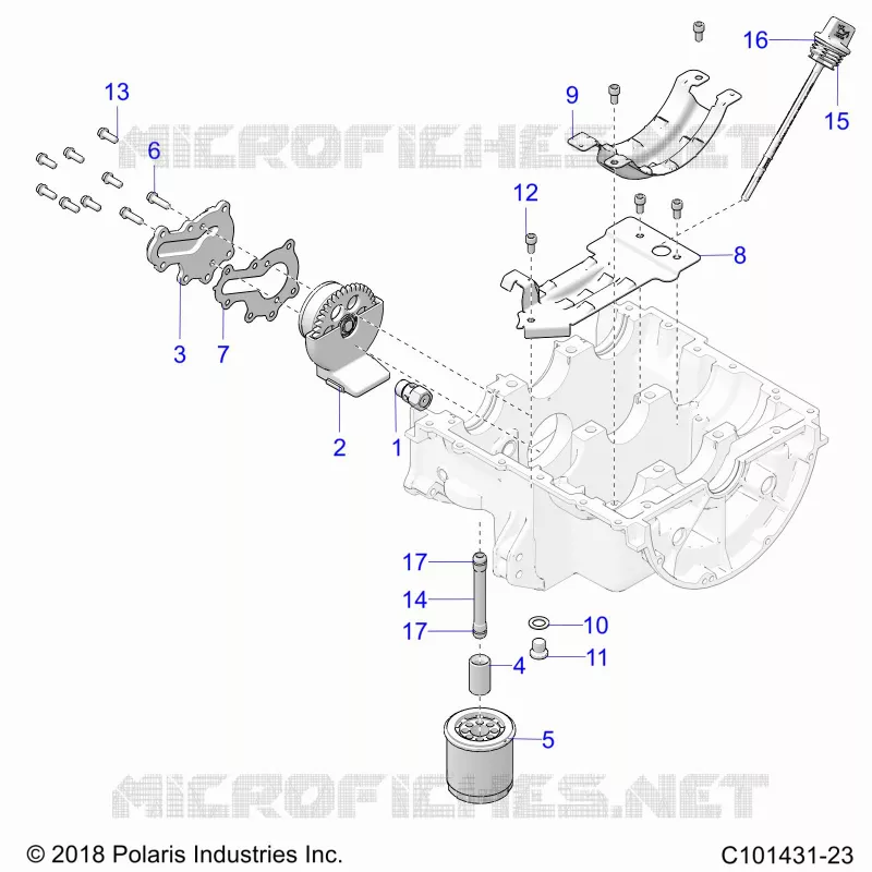 MOTORE, OIL SYSTEM