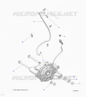 TRASMISSIONE, FRONT GEARCASE MOUNTING