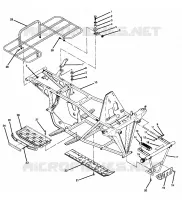 MONTAGGIO DEL TELAIO WITH RACKS (4914781478003A)