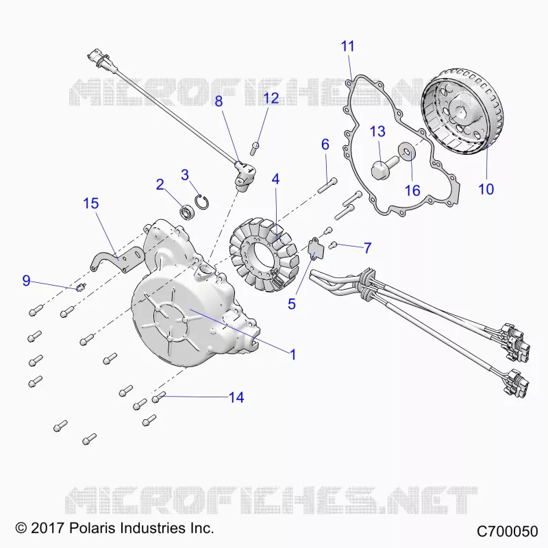 ENGINE, STATOR AND FLYRUOTA