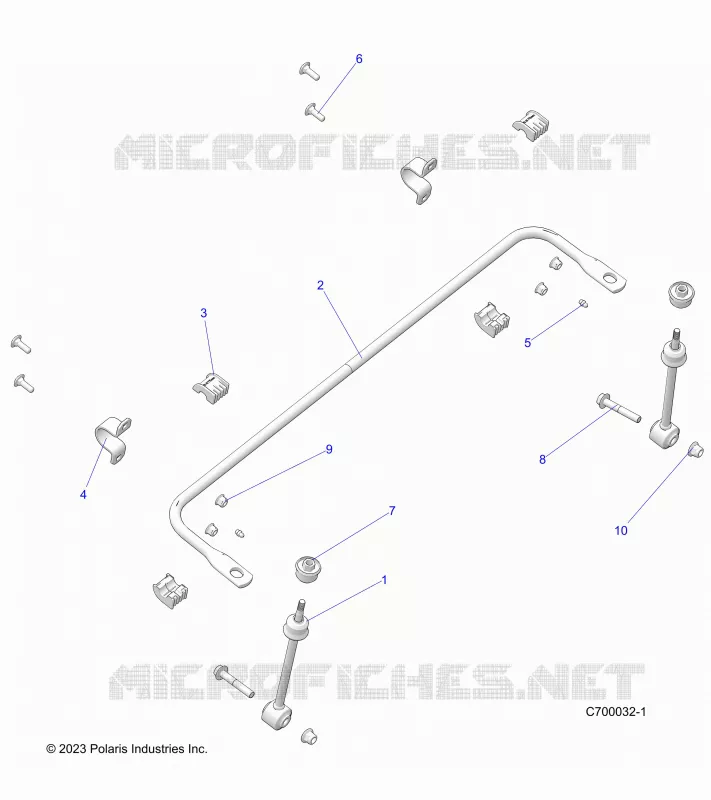 SUSPENSION, FRONT BARRA DI STABILIZZAZIONE