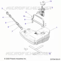 SISTEMA DI ALIMENTAZIONE CARBURANTE, FUEL TANK