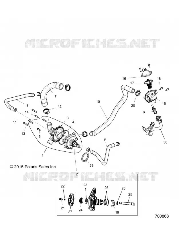 MOTORE, WATERPUMP AND BYPASS