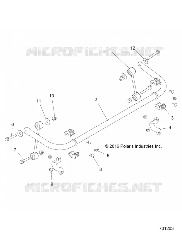 SUSPENSION, BARRA STABILIZZATRICE POSTERIORE