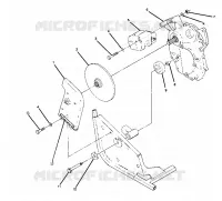 RIGHT GEARCASE   FRENO DI MONTAGGIO (4916331633029A)