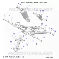SUSPENSION, ANTERIORE COPPIA ARM