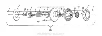 FRIZIONE DRIVEN XCF 0981643 (4942774277B014)
