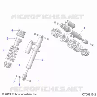 SUSPENSION, SHOCK ANTERIORE MOUNTING