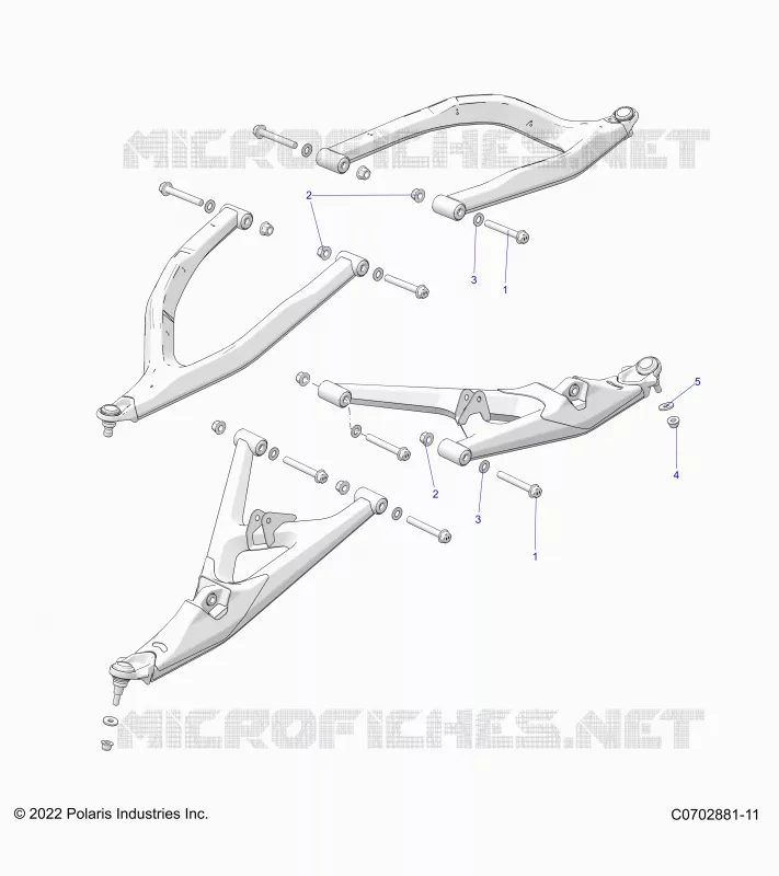 SOSPENSIONI ANTERIORI CONTROL ARMS MOUNTING