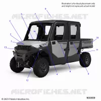 DECALSS, GRAPHIC- R23M4U57B4/B9 (900859)