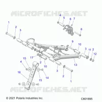 SUSPENSION, ANTERIORE COPPIA ARM