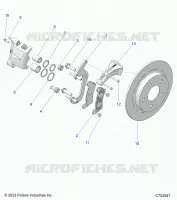 BRAKES, PINZA POSTERIORE