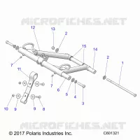 SUSPENSION, ANTERIORE COPPIA ARM