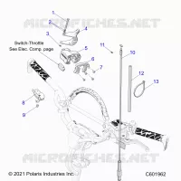 MOTORE, THROTTLE CONTROL ASM.