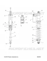SUSPENSION, AMMORTIZZATORE POSTERIORE TRACK (7044563)