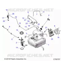 SERBATOIO DI CARBURANTE, EVAP