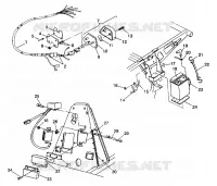 ELETTRICO/FANALE POSTERIORE ASSEMBLY 6X6 250 W938727 (4924092409041A)
