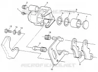 FRONT FRENO Sport 400L W97BA38C and Trail Blazer W97BA25C (4940124012B005)