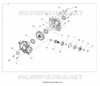 TRASMISSIONE, POSTERIORE SCATOLA DEGLI INGRANAGGI INTERNALS
