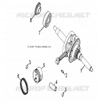 MOTORE, ALBERO MOTORE AND PISTONE