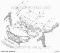 CAPPUCCIO AND FRONT FENDERS
