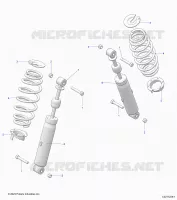 SOSPENSIONE POSTERIORE SHOCK AND MOUNTING