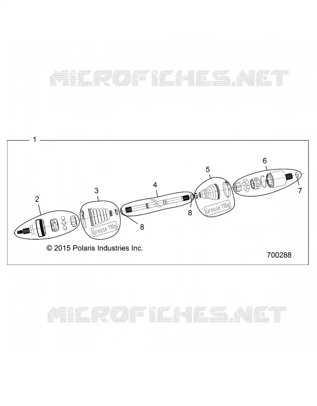 TRASMISSIONE, REAR HALF SHAFT