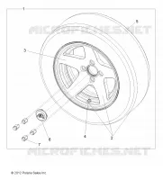 RUOTE, OPZIONI, RUOTA, 14 INCH STREET ALUMINUM RIM